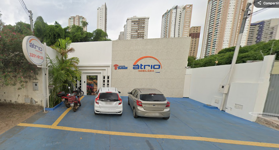 Fachada da sede da Átrio Imobiliária em Goiânia